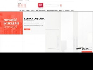 Duże szafy do sypialni firmy Meblefirany