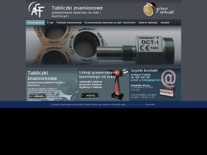 Metalowe tabliczki znamionowe z grawerem laserowym